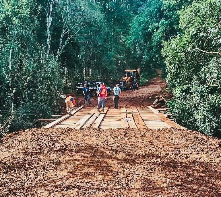Ponte entre Linha Prass e Rincão Seco une Quinze de Novembro e Ibirubá