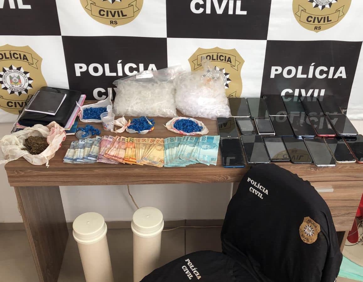 Três acabam presos em ação contra tráfico em Ibirubá : Crianças e adolescentes foram encontrados em ponto de venda de drogas no bairro Progresso