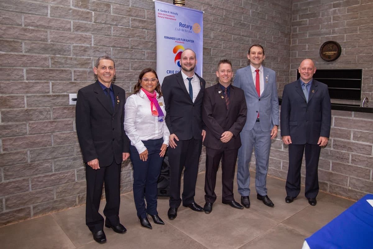 Rotary Club de Ibirubá empossa nova diretoria em jantar festivo