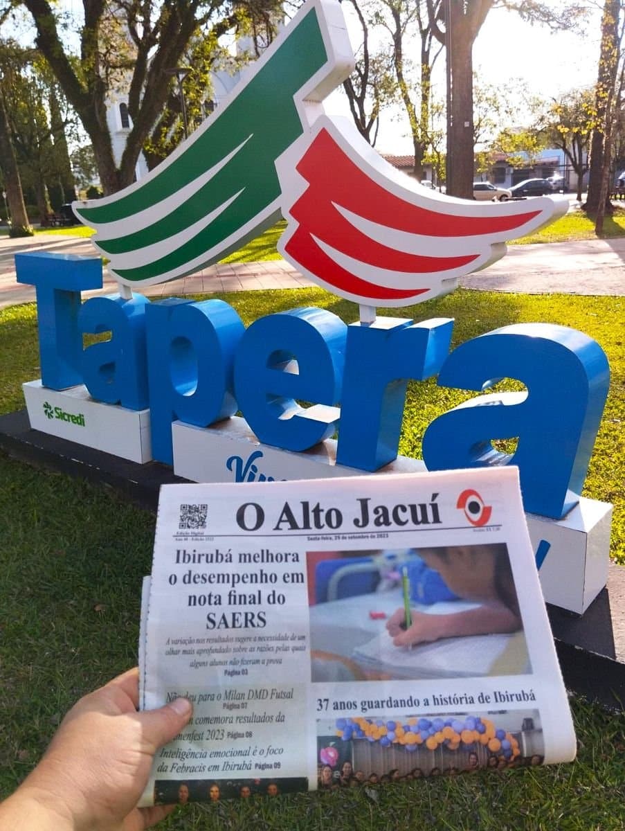 Jornal O Alto Jacuí expande sua circulação para Tapera se consolidando como o jornal da região
