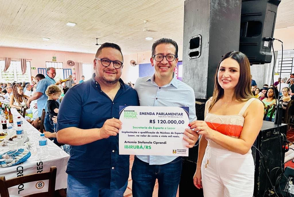 Rafael Braga destina R$ 120 mil para comunidade do Bairro Floresta