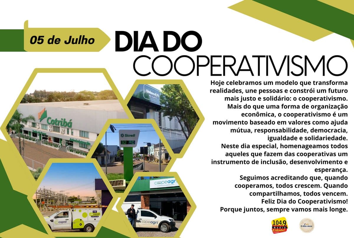 Dia do Cooperativismo: uma data repleta de significado