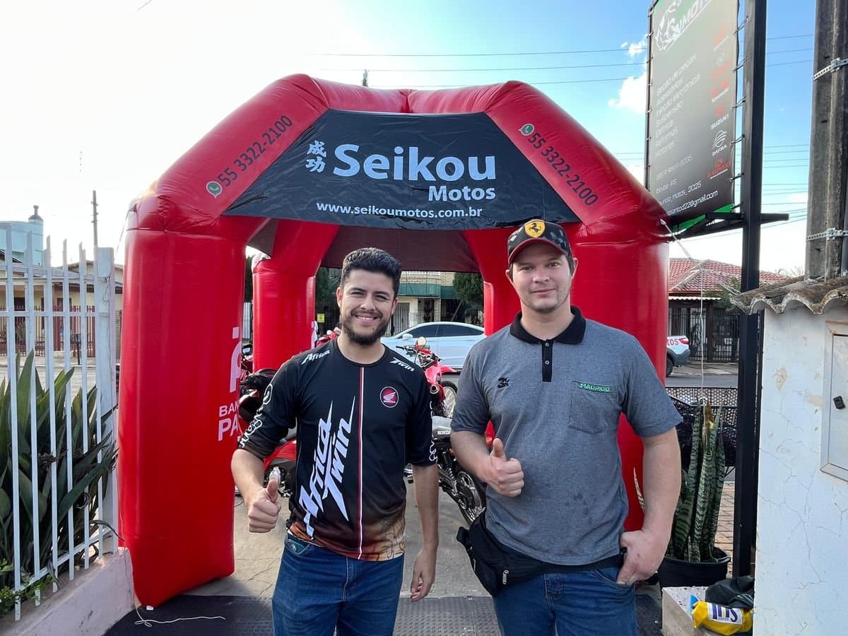 Maurício Souza dos Santos trocou a rotina da indústria pelo sonho de empreender com motos em Ibirubá
