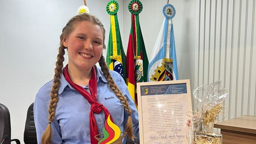 Brenda Von Grafen, a jovem que carrega o orgulho do tradicionalismo